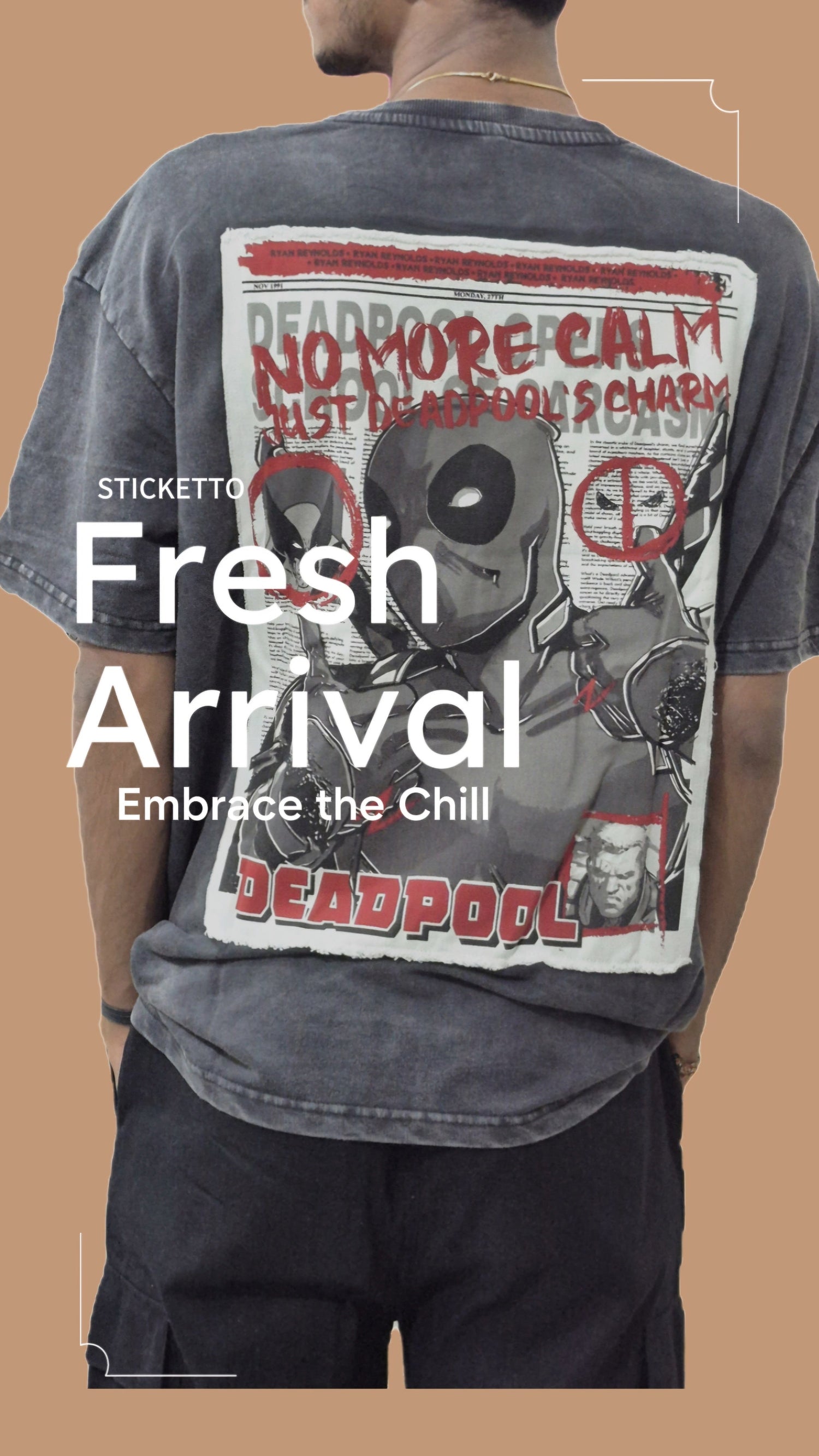 Deadly Chill – Graphic Oversized T-Shirt
