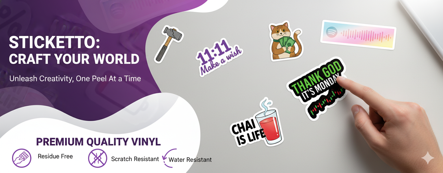 Secretto Box ( 150 Random Stickers)