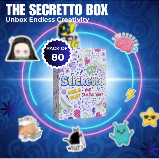 Secretto Box ( 80 Random Stickers)