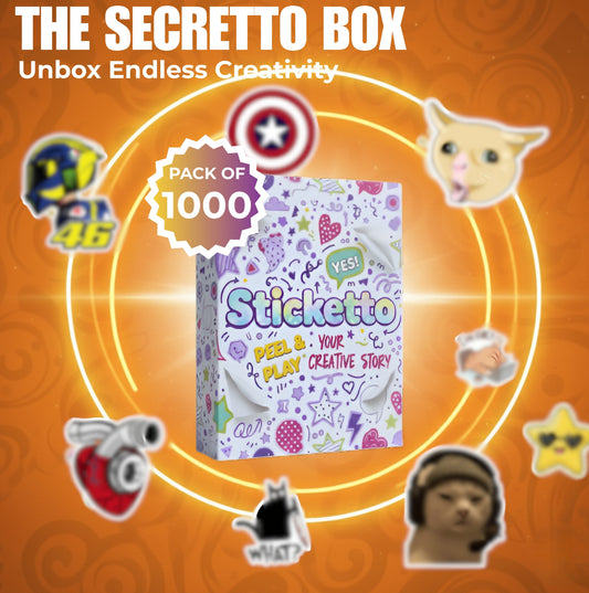 Secretto Box ( 1000 Random Stickers)
