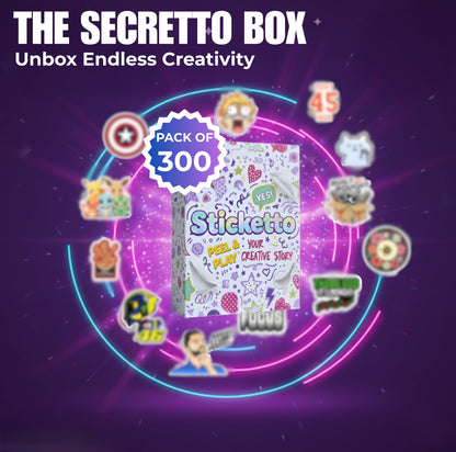 Secretto Box ( 300 Random Stickers)