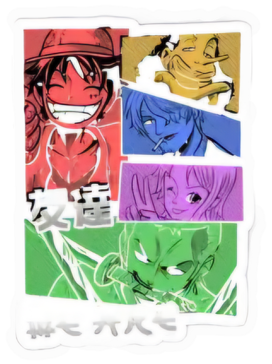 Multi Panel Anime Sticker