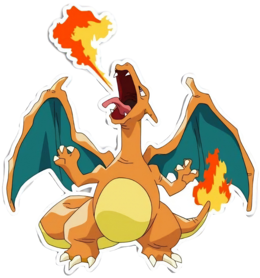 Charizard Pokemon Sticker