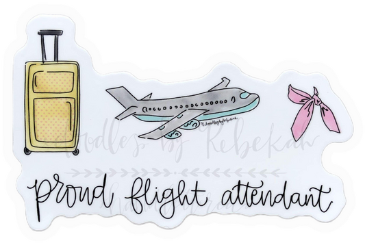 Air Hostess  Them Sticker