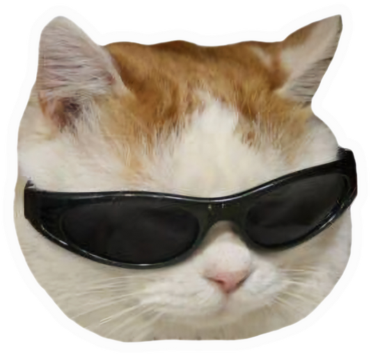 Chill Cat Sticker